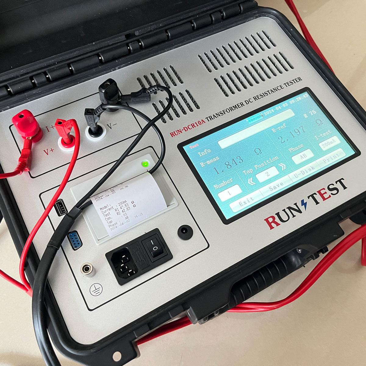 transformer winding resistance tester