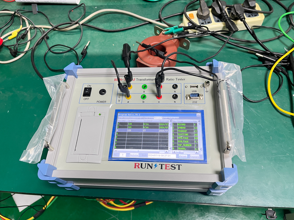 TTR meter 3 phase transformer turns ratio tester