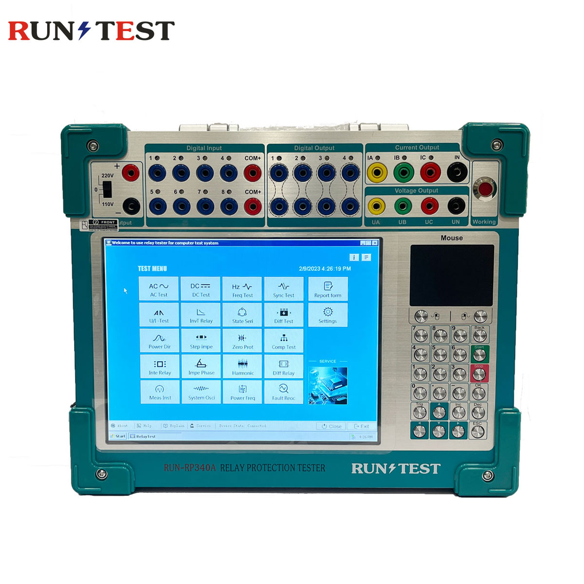 Secondary Injection 3 Phase 40A Microcomputer Protection Relay Tester