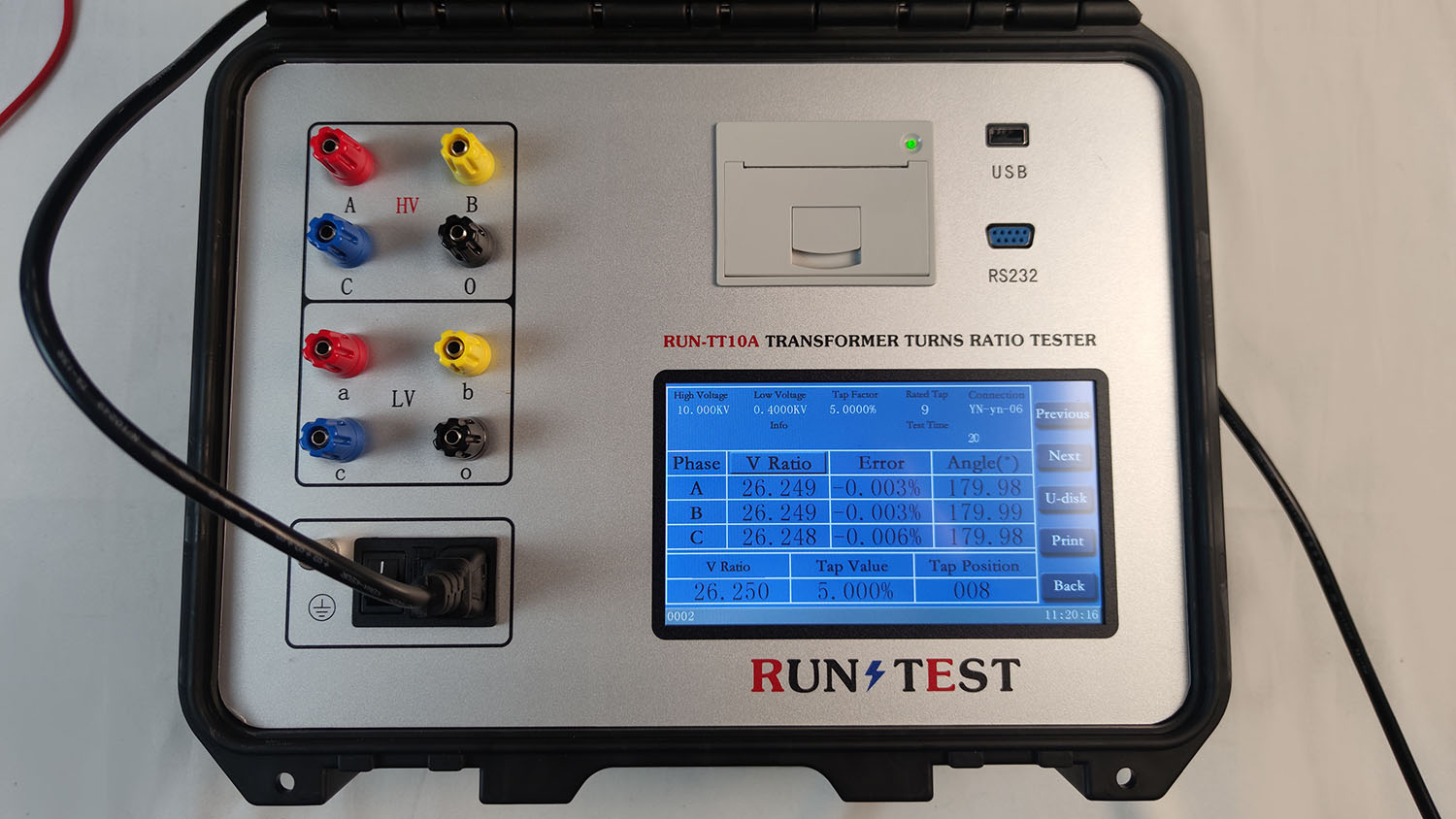 transformer test