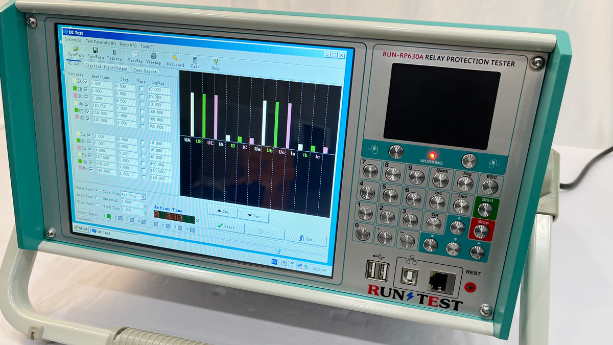 Secondary Current Injection Testing Equipment Three Phases Protection Relay Tester